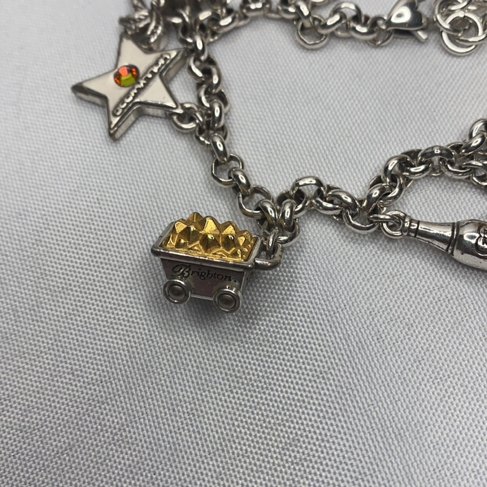 Brighton California charm Bracelet 8 1/2" - Picture 6 of 9